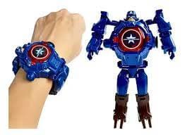 Captain America Projector Watch & Transformer Robot thumbnail 3