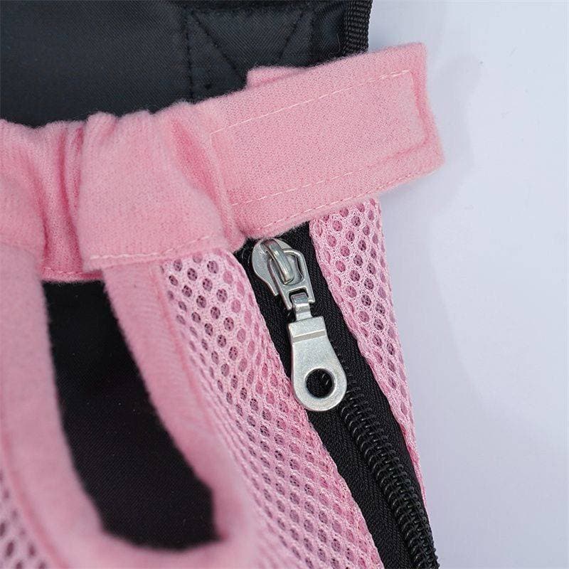 Pet Cat Dog Carrier Backpack (Pink) thumbnail 2