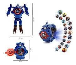 Captain America Projector Watch & Transformer Robot thumbnail 2
