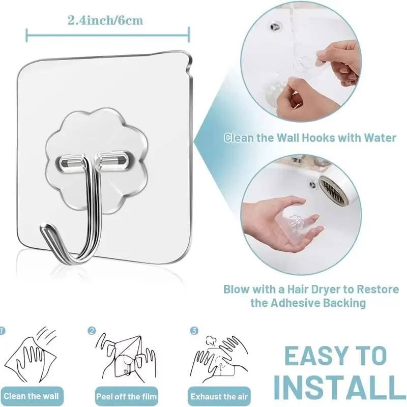 Adhesive Hooks 5pcs thumbnail 3