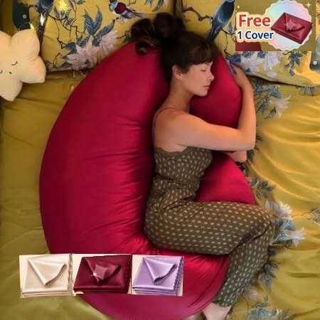 MOON SHAPE PILLOW (কালারফুল কভারসহ)