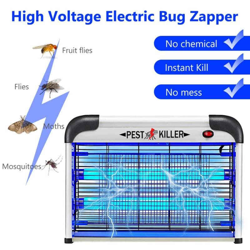 Mosquito and Pest killer 12w - Silver and Black thumbnail 3