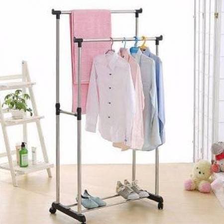Folding double cloth & shoe rack  thumbnail 2