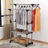 Folding double cloth & shoe rack 